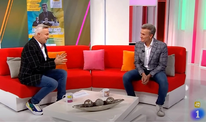 Felipe Isidro durante una intervención en Televisión Española